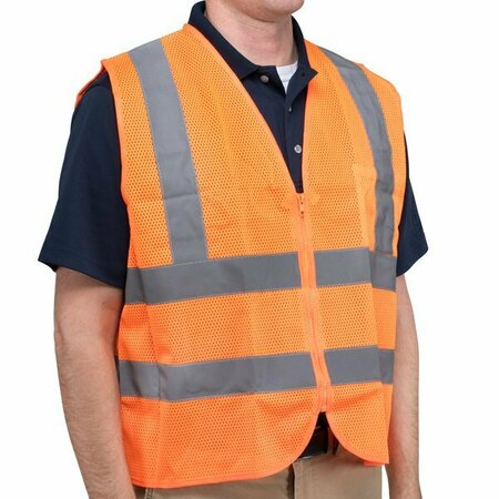 CORDOVA Cordova Orange Class 2 High Visibility Safety Vest 486VZ240P2XL